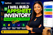 build an appsheet inventory management and tracking system
