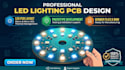 do led lighting pcb, macro led pcb layout and circuit design service