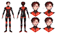 draw complex character sheet