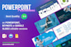 create professional powerpoint presentations and canva slides