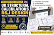 do UK building regs wall removal drawing structural calculations and rsj design