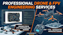 drone pcb, fpv controllers and manufacture uav, vtol, quadcopter drones