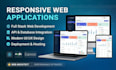 develop a modern responsive web application