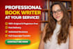 ghostwrite your nonfiction book with expertise as your pro ebook writer