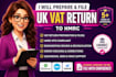 prepare and file UK vat return to hmrc