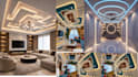 create realistic 3d pop ceiling and gypsum false ceiling design