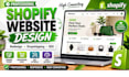 design or redesign shopify  website e commerce website dropshipping website, seo