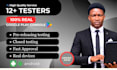 provide 20 testers for google play console closed testing