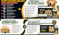 design dog breeder website