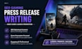 write SEO gaming mobile game press release writing indie game launch promotion