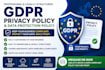 draft a gdpr privacy policy and data protection policy