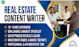 write SEO real estate articles and property blogs