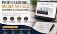 write and publish media articles for personal branding