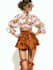 create a simple fashion illustration