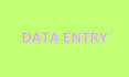 do data entry and sciences tech