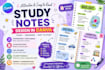 design attractive study notes in canva