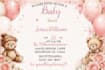 design personalised baby shower invitation cards