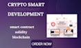 develop and deploy smart contract on ethereum, solidity developer