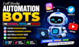 develop social media bot, instagram bot, tiktok bot, youtube bot, twitter bot