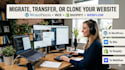 migrate transfer clone website to wordpress wix shopify webflow