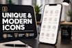 design minimalist icons for your website or app