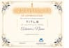 create elegant certificate and award designs