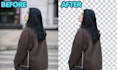 professional background removal, hair and alpha masking
