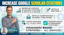 increase google scholar article citations, journals, using researchgate