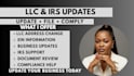 change llc address and update ein with irs