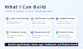 create 3 flutter android app screens
