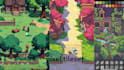 do isometric pixel art tileset, topdown tileset, pixel tilemap, pixel game asset