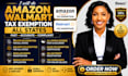 do amazon walmart tax exemption all states reseller setup