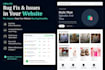 professionally fix website bugs, errors and frontend issues