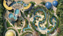 create 3d lowres beach resort concept design for stunning visualizations