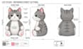 design custom plush reference sheet stuffed animal toy concept plushie tech pack