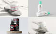 layout skin care label product packaging