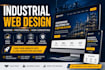 build industrial business website with quotation and lead generation system