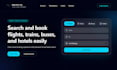 create responsive frontend landing page