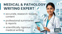 create medical and pathology writing