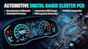 develop digital speedometer and odometer cluster pcb design