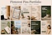 design aesthetic scroll stopping pinterest pins in canva