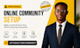 do online course curriculum design, lms website setup and course content writing