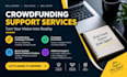 do crowdfunding kickstarter indiegogo gofundme fundraising to backers and donors