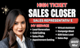 sales close b2b lead generation sales representative  salesperson cold calling