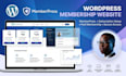 build wp membership website with memberpress subscription setup