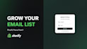 create high converting shopify popup forms for email capture