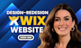 design a modern wix website, redesign wix site, or build wix business website