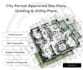 do site plan grading plan plot plan subdivision drainage utility for city permit