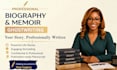 professionally write your memoir and biography