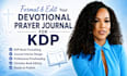 format, edit your devotional prayer journal for kdp publishing